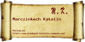 Marczinkech Katalin névjegykártya